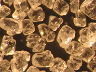 Close up of RDX crystals, produced by Chemring Nobel